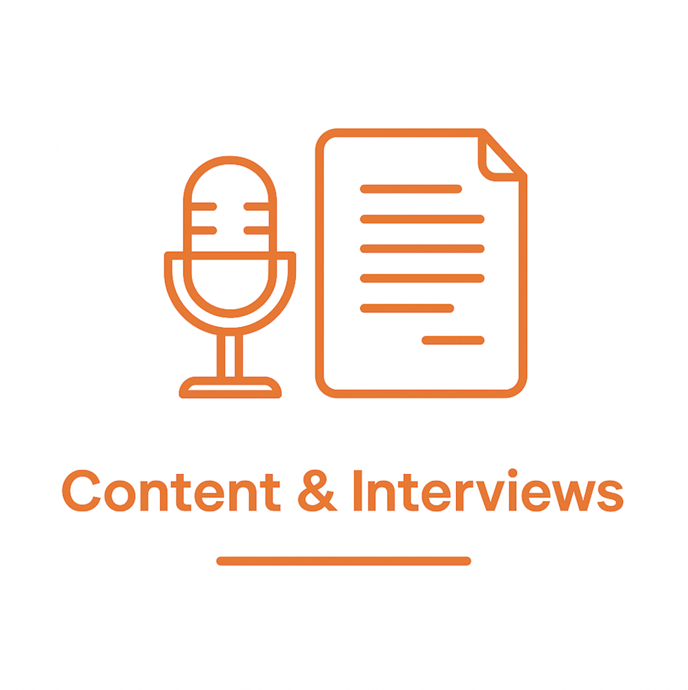 Content & Interviews