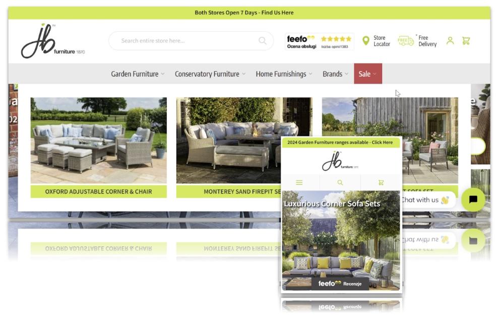 JB Furniture & Just Parasols - by qoliber